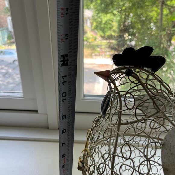 Vintage Hen Egg Basket Decorative Farmhouse Piece indoor outdoor - Picture 3 of 8